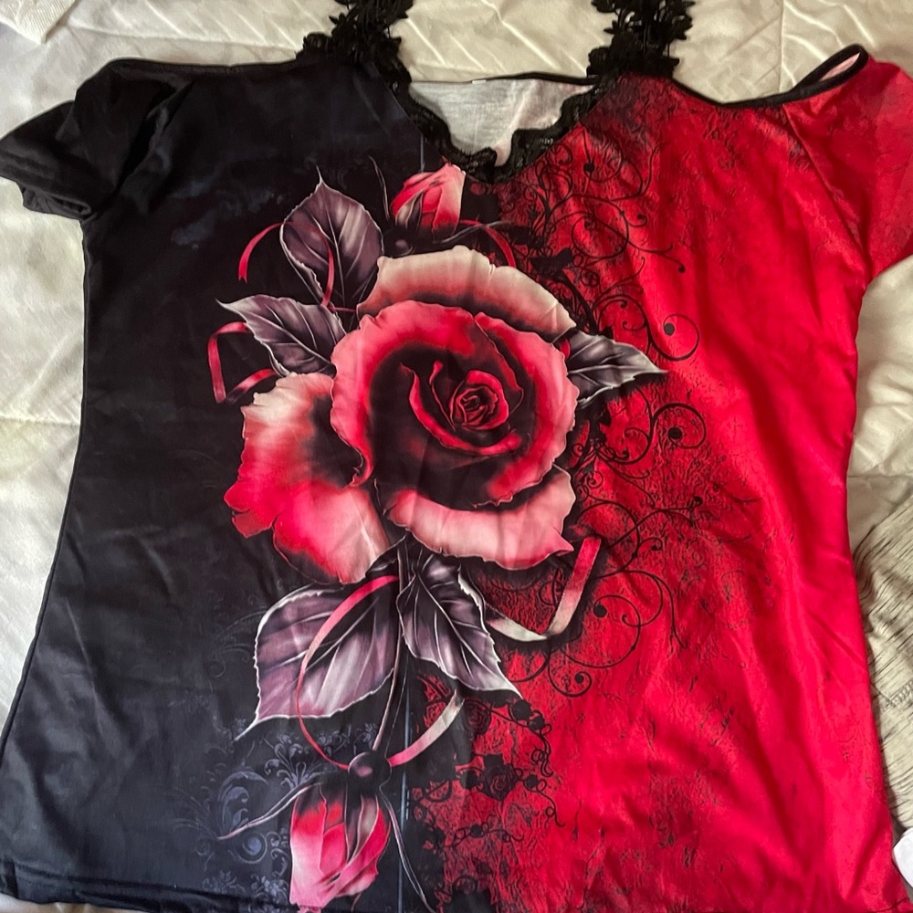 Chic Me rose shirt